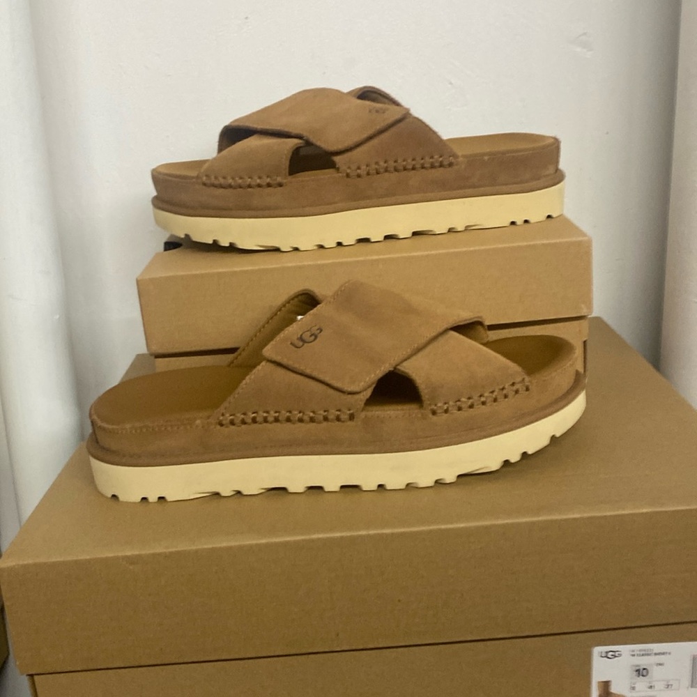 UGG Women's Brown Slide Mules